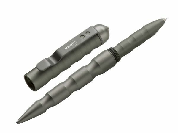 Böker Plus сиво pero тактически, 18,3 см, сиво