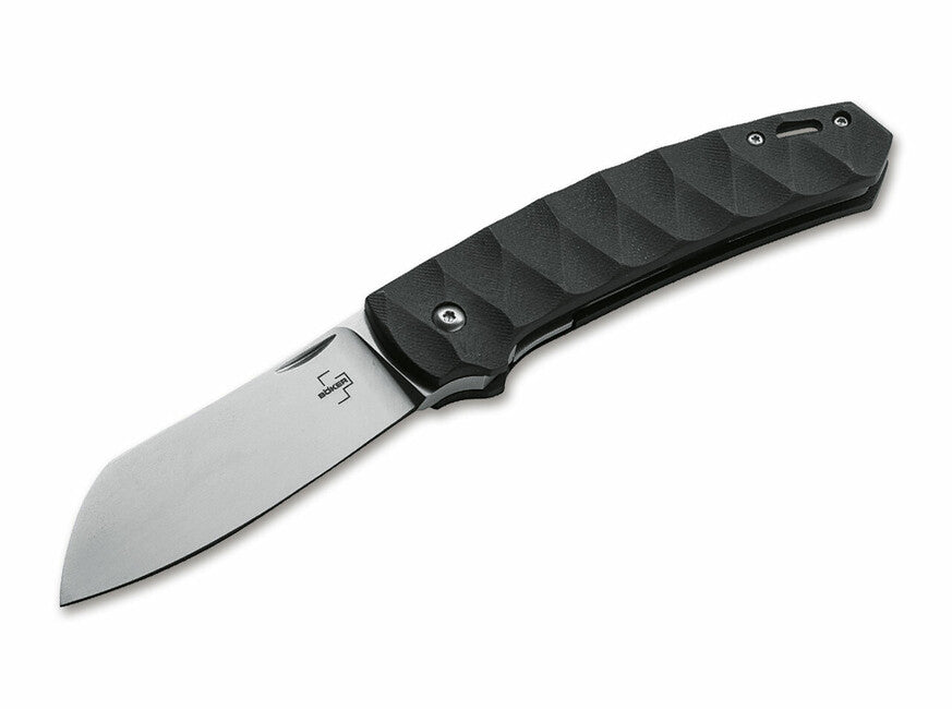BÖKER® Haddock Pro джобен нож 8,7 см, черен, G10, калъф нилон