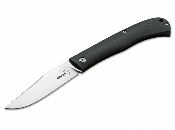 BÖKER® Slack джобен нож 8,2 см, черна, G10