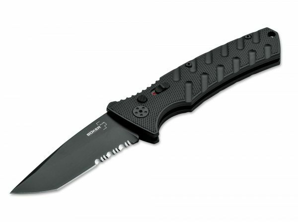 Böker Plus Strike Tanto функционален нож, 8,5 cm, черен