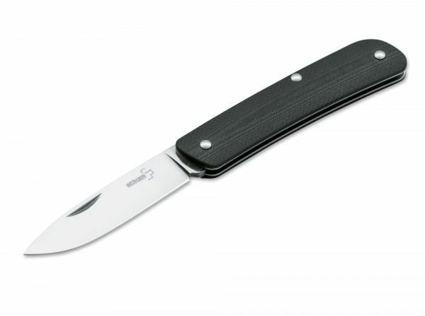 BÖKER® Tech Tool City 1 джобен нож 7,1 см, черен, G10, разбивач за стъкло