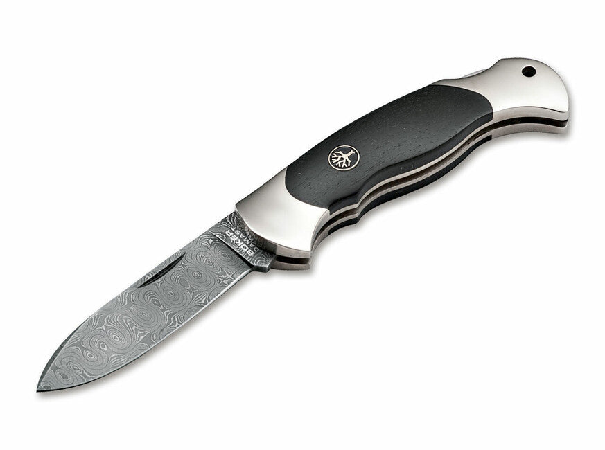 BÖKER® Scout Spearpoint джобен нож 7,9 cm, дамаск, дърво