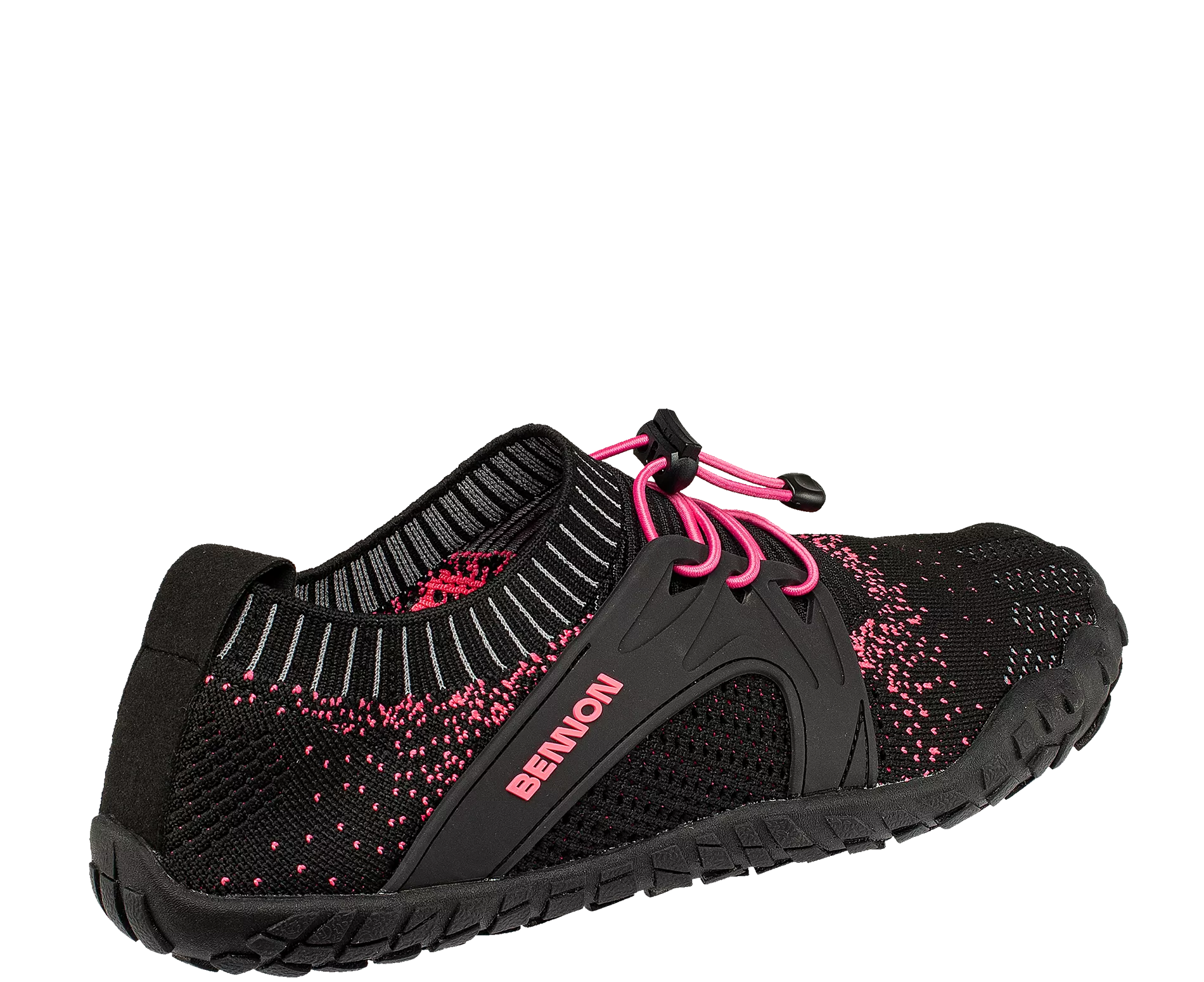 BENNON BOSKY barefoot topánky, čierna/ružová