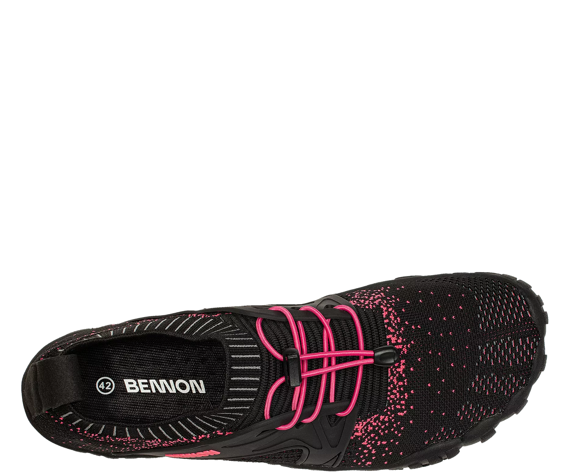 BENNON BOSKY barefoot topánky, čierna/ružová
