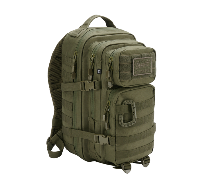 Brandit US Assault Pack Medium тактическа раница 25L, маслинена