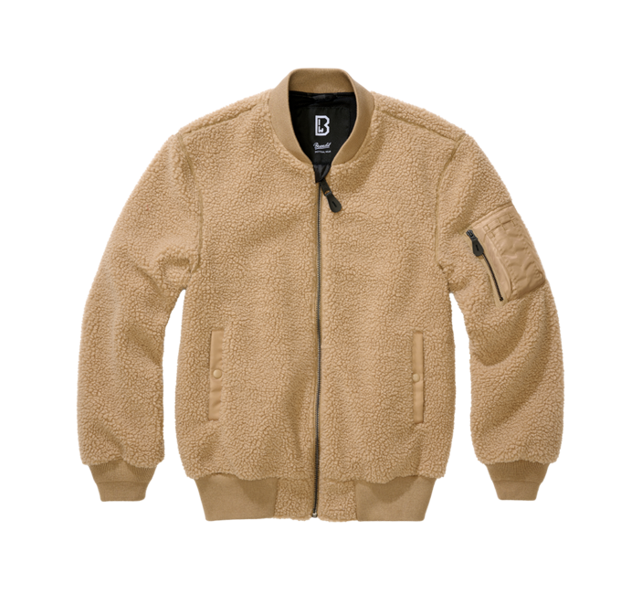 Brandit MA1 яке Sherpa, камилско