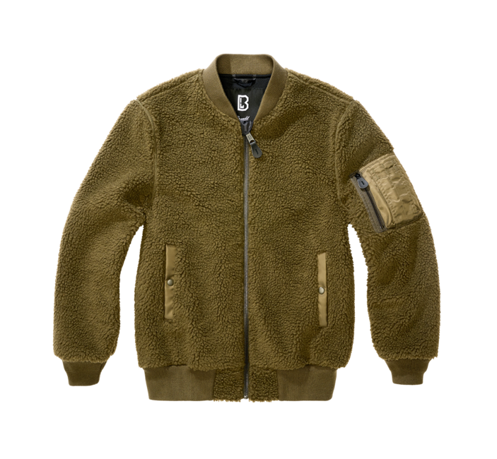 Brandit MA1 яке Sherpa, маслинено