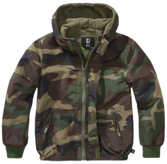 Brandit Frontzip Windbreaker детско яке, woodland
