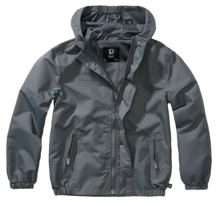Brandit Summer Frontzip Windbreaker яке детско, антрацит