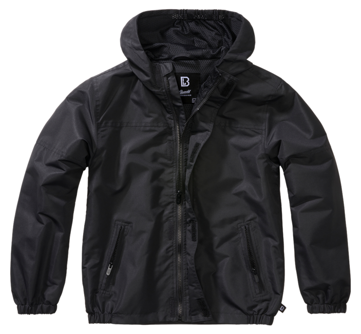 Brandit Summer Frontzip Windbreaker яке за деца, черно
