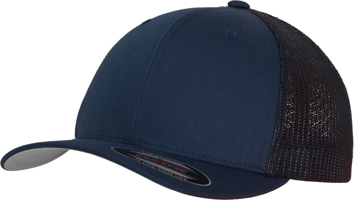 Brandit Flexfit Mesh Trucker мрежеста шапка с козирка, тъмносиня