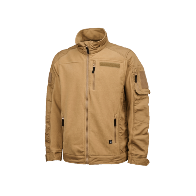 Brandit Fleecejacket Ripstop яке, камък