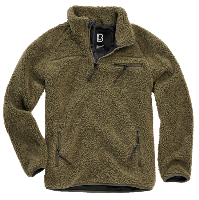 Brandit Teddyfleece Troyer яке флисово, маслинево
