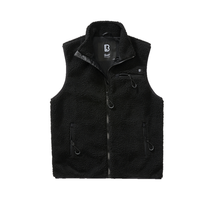 Brandit Teddyfleece елек флисов, черен