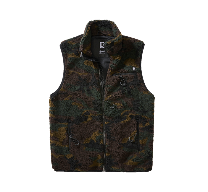 Brandit Teddyfleece елек флисов, горски камуфлаж