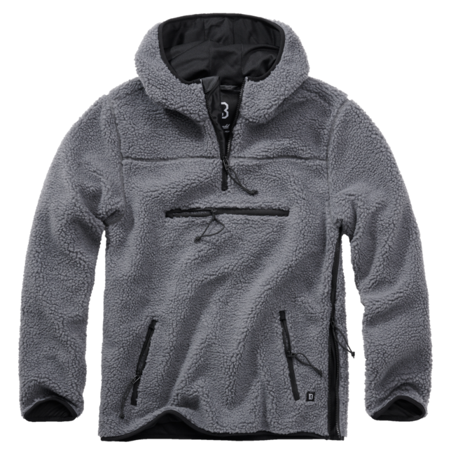 Brandit Teddyfleece Worker флисов суитшърт, антрацит