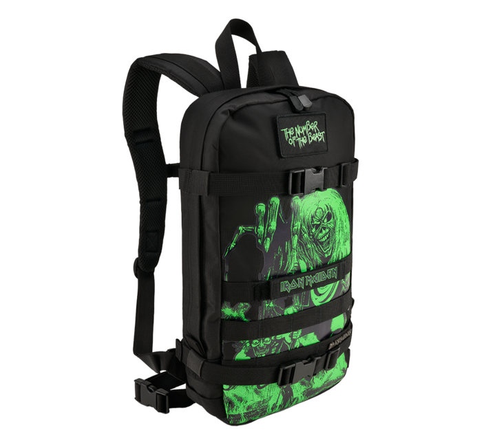 Brandit Iron Maiden US Cooper раница Daypack 11L, черна