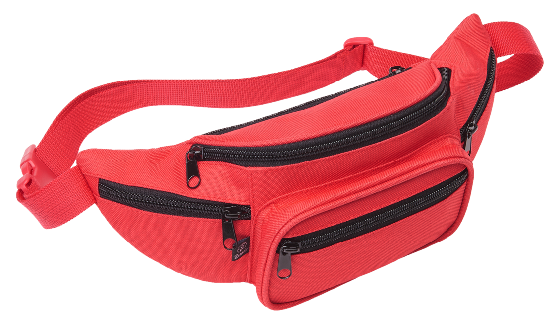 Brandit Hip Bag, Red-Black
