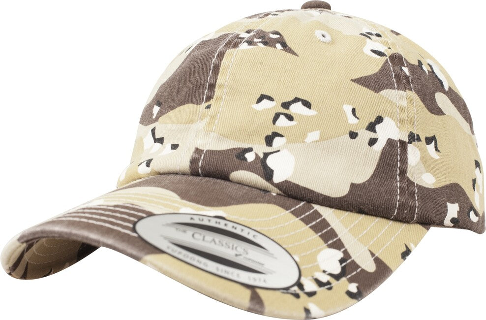Brandit Low Profile Camo бейзболна шапка с изплелия ефект, 6-цвят пустинен