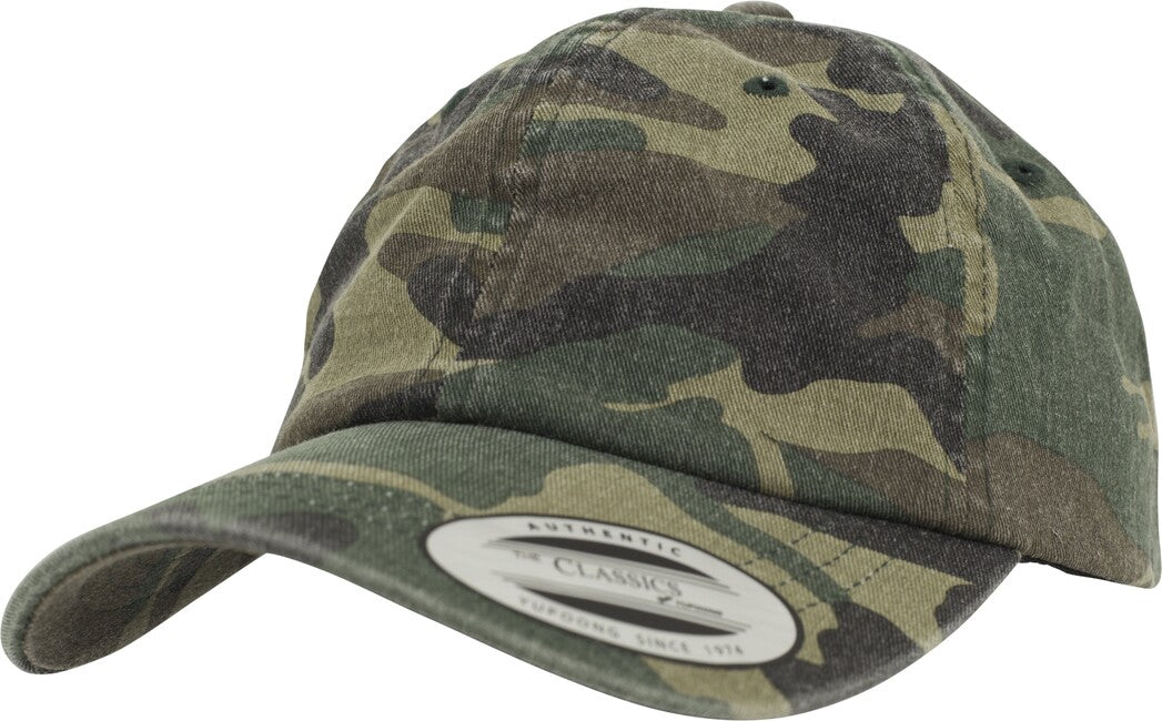 Brandit Low Profile Camo кепка с изпран ефект, горски камуфлаж