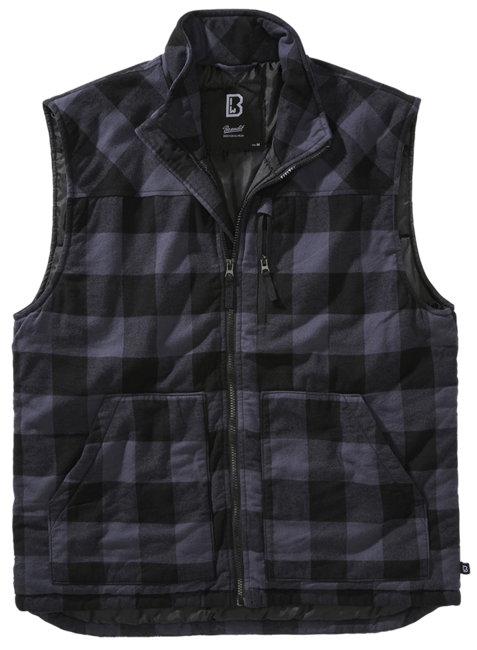 Brandit Lumber елек, черен/сив