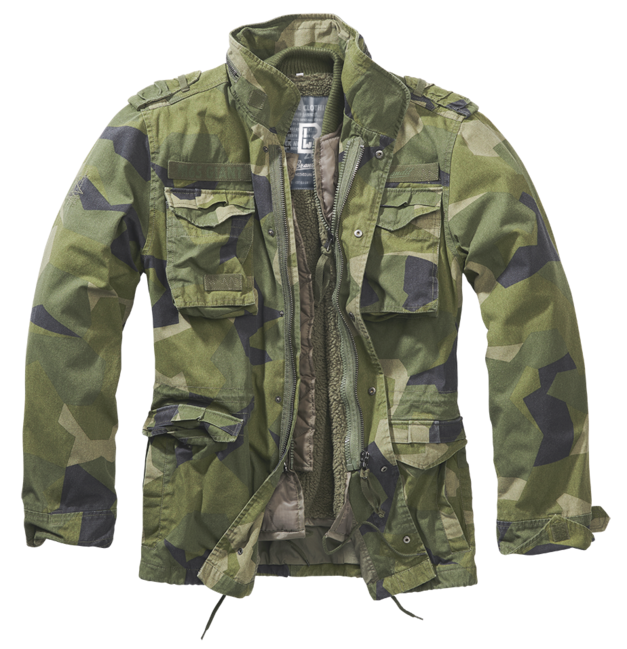 Brandit M65 Giant зимно яке Swedish Camo M90