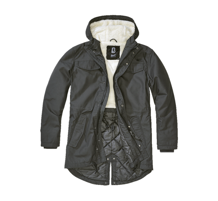 Brandit Marsh Lake Teddyparka, антрацит