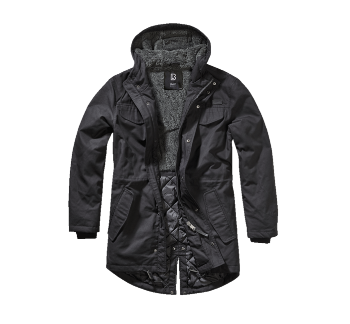 Brandit Marsh Lake Teddyparka, черна