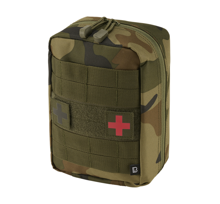 Brandit Molle First Aid калъф L, горски камуфлаж
