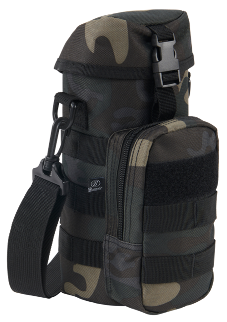 Brandit Molle Water Bottle Pouch II, Dark Camo