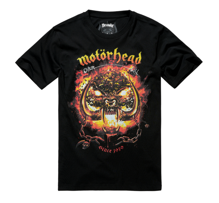 Brandit Motörhead тениска Overkill, черна