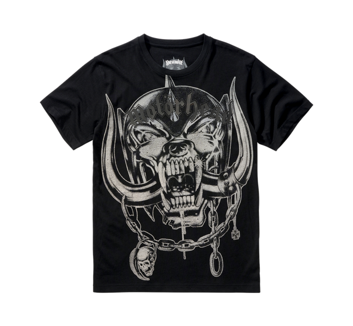 Brandit Motörhead Warpig Print тениска, черна