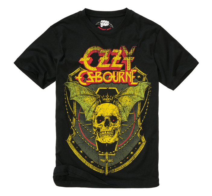 Brandit Ozzy тениска Skull, черна