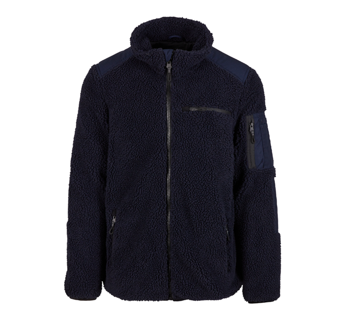 Brandit Ramble яке флисов мъжко Teddyfleece, тъмносиньо