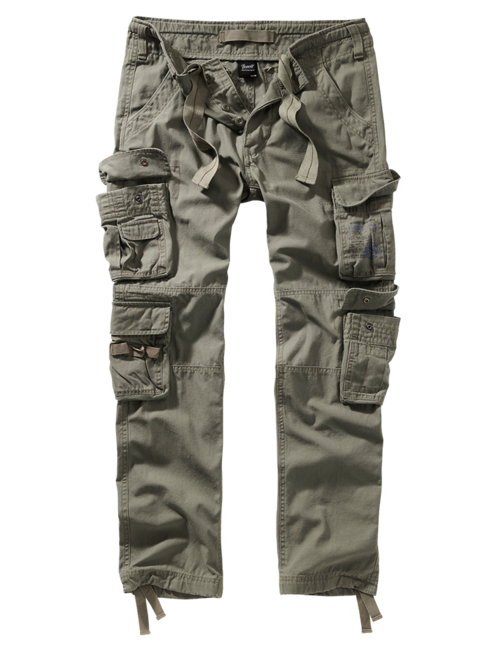 Brandit Pure слим фит панталон, маслинен