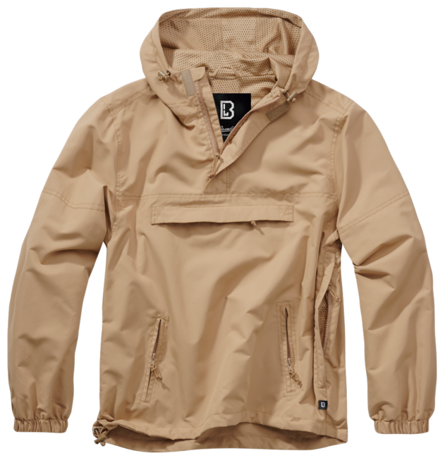 Brandit Summer Windbreaker яке, камилско