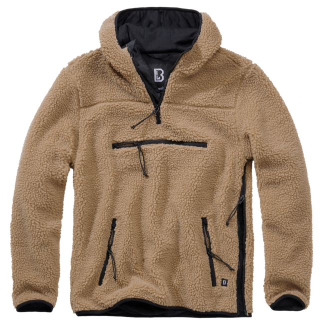 Brandit Worker суитшърт Teddyfleece, каки