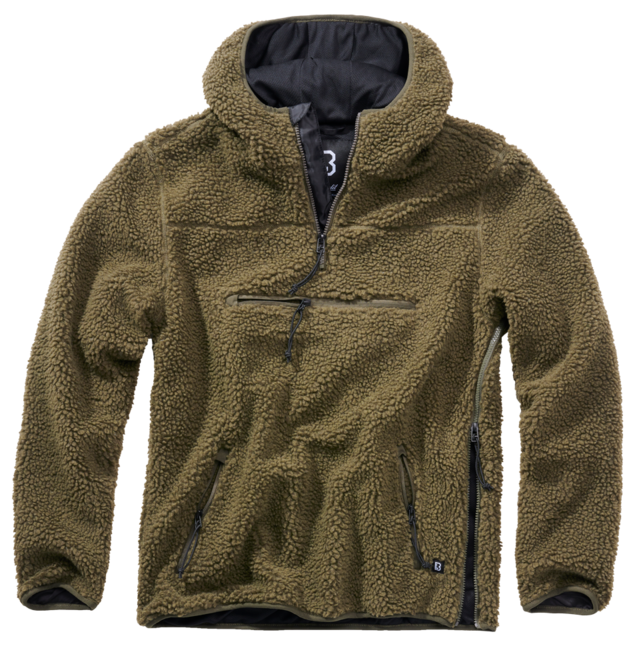 Brandit Worker пуловер Teddyfleece, маслинен