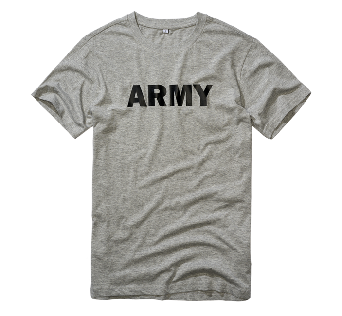 Brandit Army тениска, сиво меланж