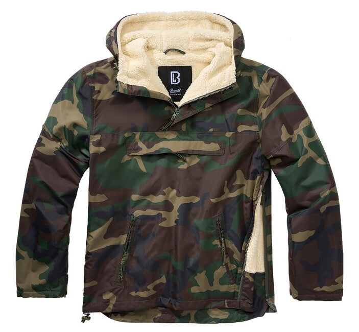 Brandit Windbreaker Sherpa яке, горски камуфлаж