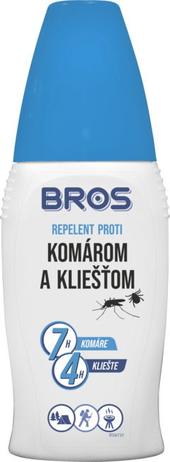 BROS репелент против комари и кърлежи 100 ml