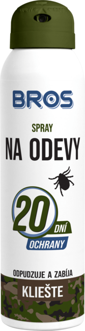 BROS спрей за облекло против кърлежи 90 ml