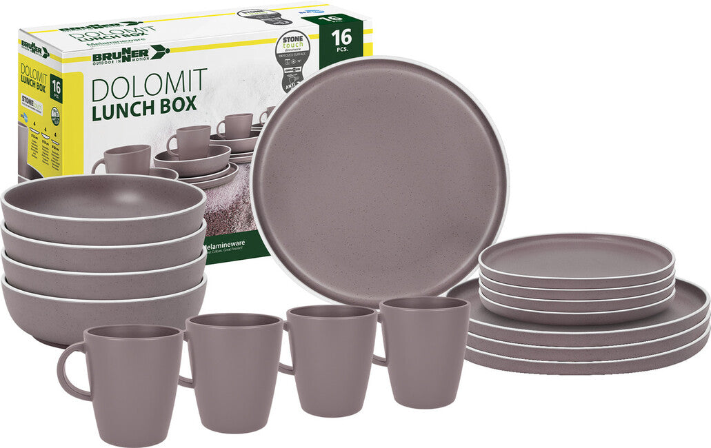 Brunner Lunch Box Dolomit готварски комплект, лилав
