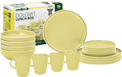 Brunner Lunch Box Dolomit готварски комплект за кемпиране, жълт