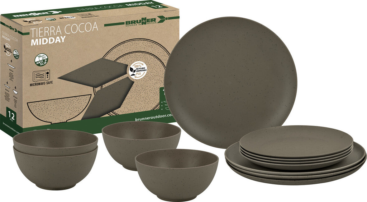 Brunner Midday Pla Tierra готварски комплект за кемпиране, кафяв