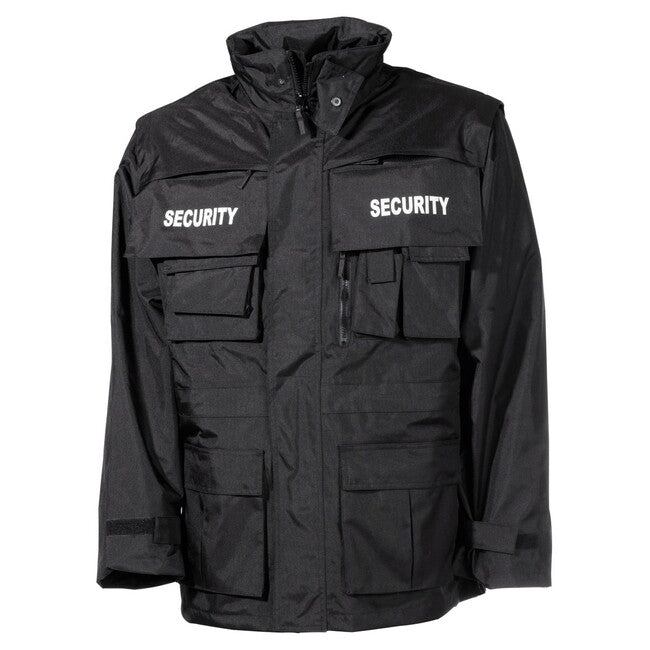 MFH Security водоустойчиво яке, черно