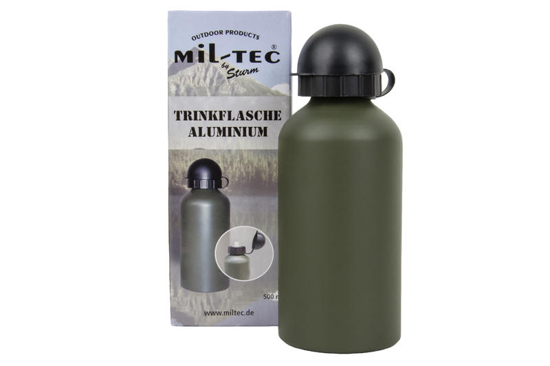 Mil-Tec алуминиева бутилка 0,5л, маслинена