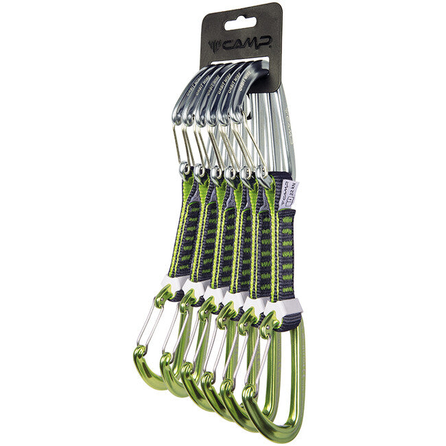 CAMP Orbit Wire Express KS 6 Pack експресна сада с тел-ни карабини за катерене, 12 см