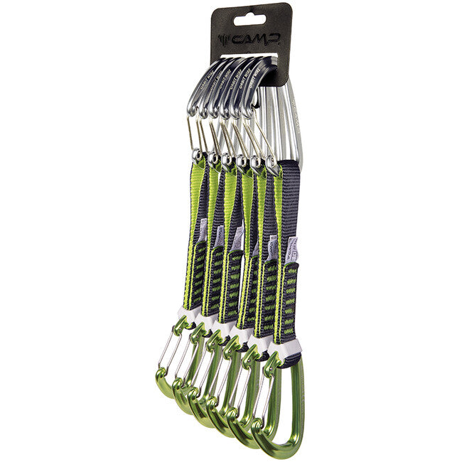 CAMP Orbit Wire Express KS 6 Pack експресна сада с жични карабини за лезене, 18 см