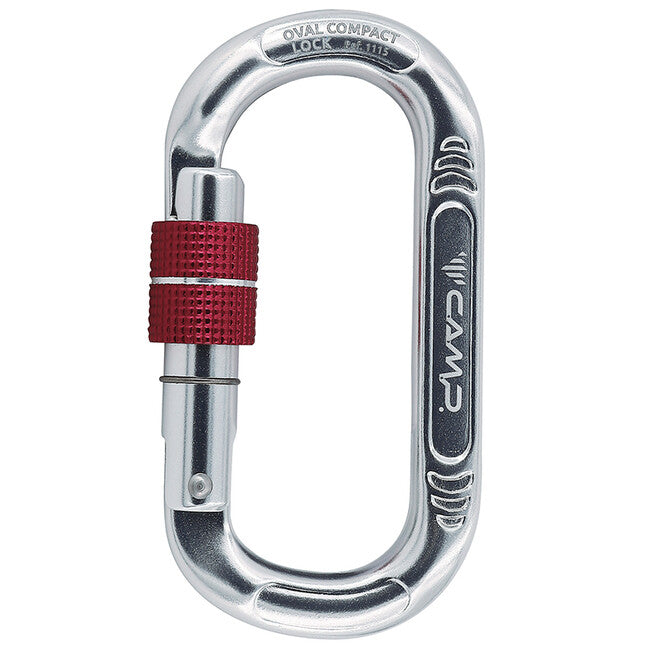 CAMP Oval Compact Lock оална карабина със завинчваща се предпазител на заключването